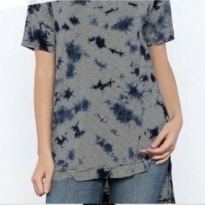 Nanavatee Women's T-Shirt Tie Dye Short Sleeve L